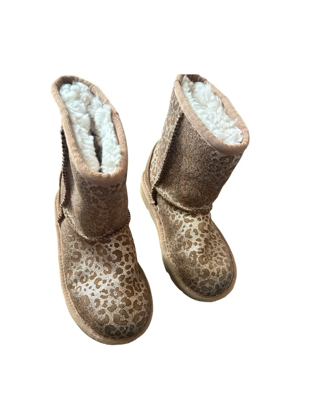 UGG Leopard Boots Girls New Classic Size 13